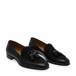 Christian Louboutin Nile King Black Leather Loafers 41.5 Christian Louboutin Nile King Black Leather Loafers 41.5 | eBay main image 3